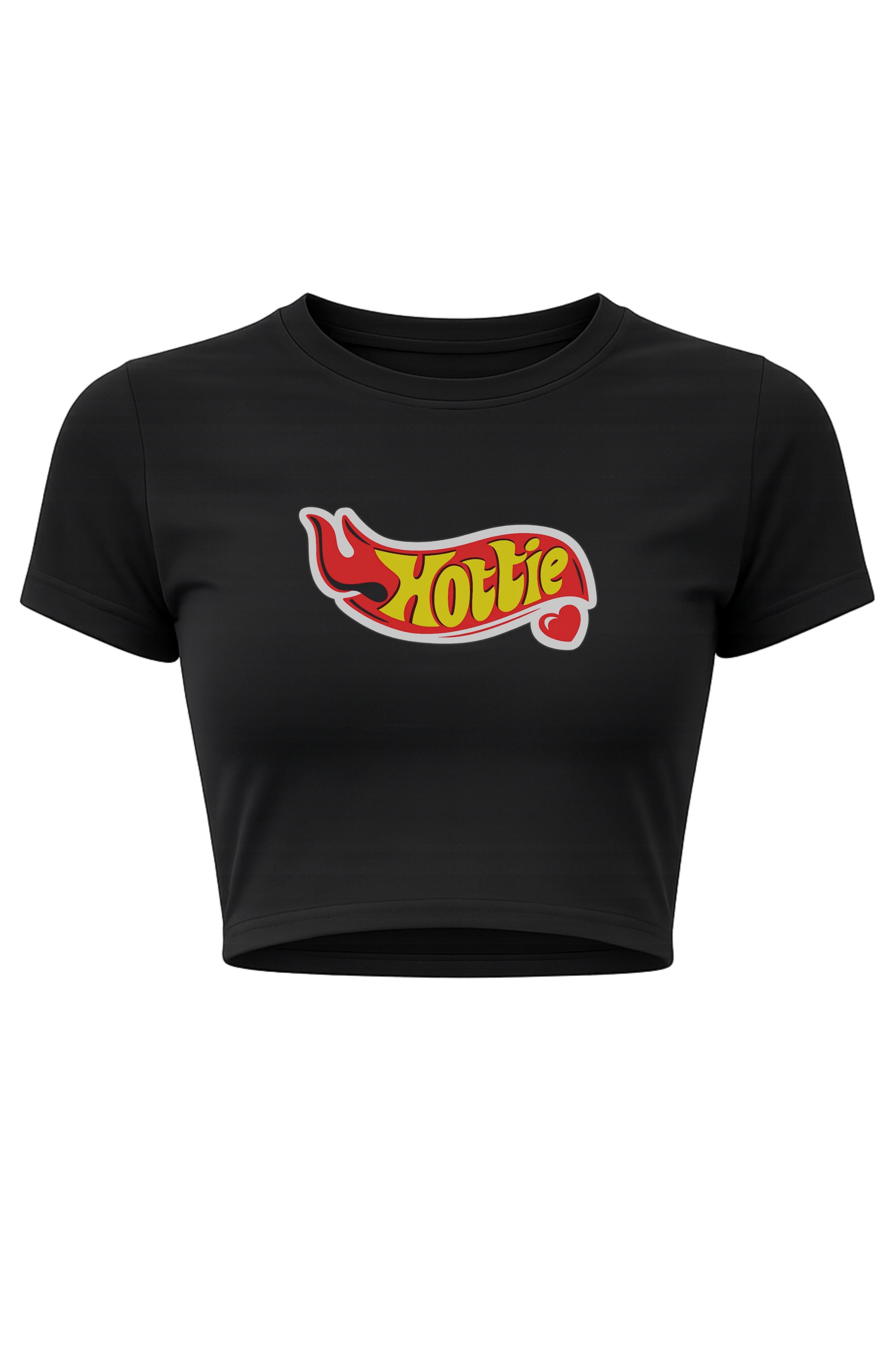 Hottie, Printed Women’s Crop Top