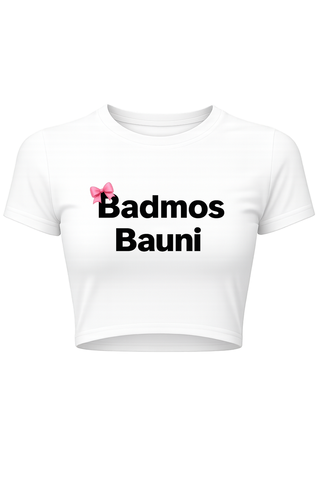 Badmos Bauni, Printed Women’s Crop Top