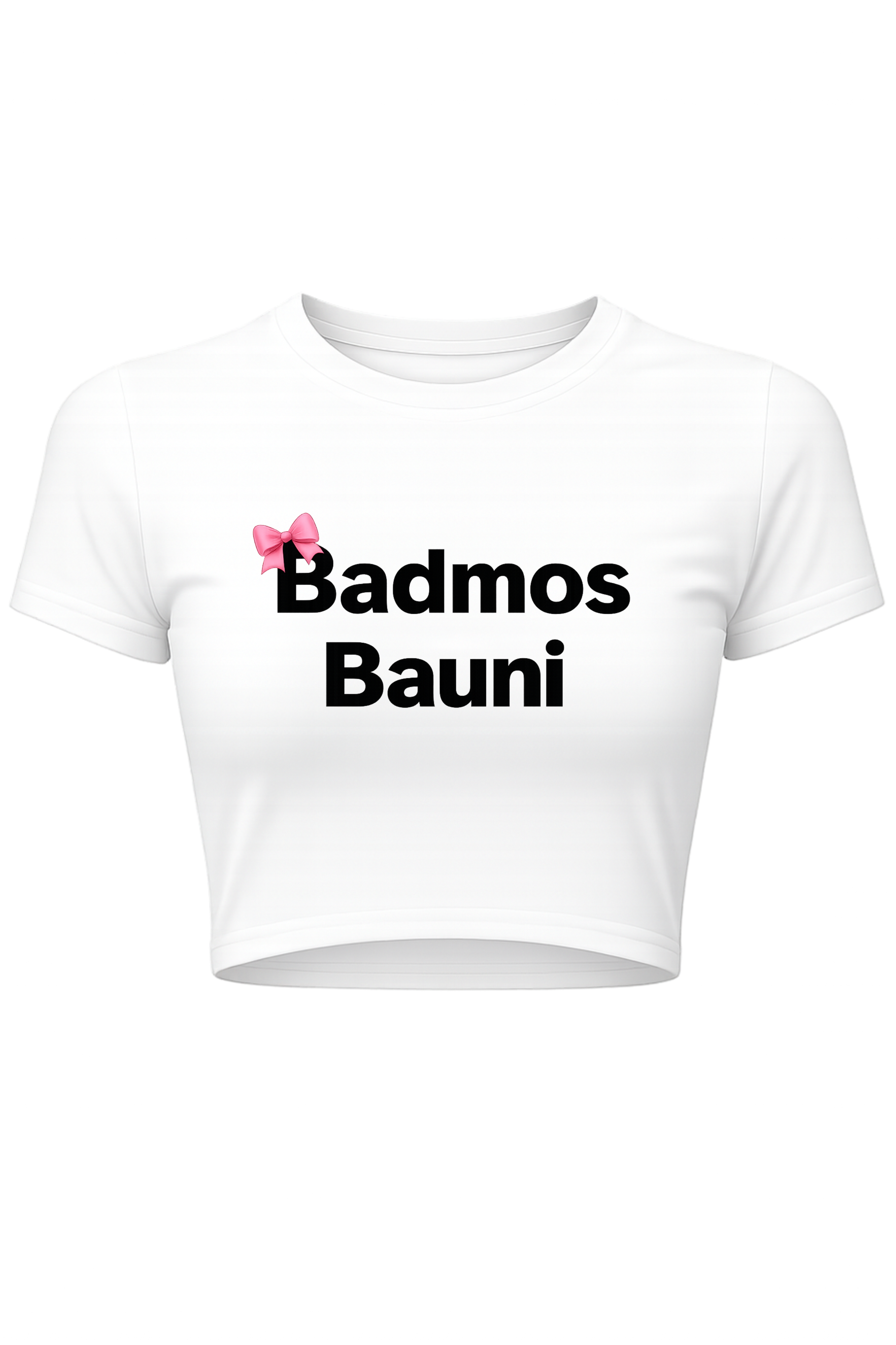 Badmos Bauni, Printed Women’s Crop Top