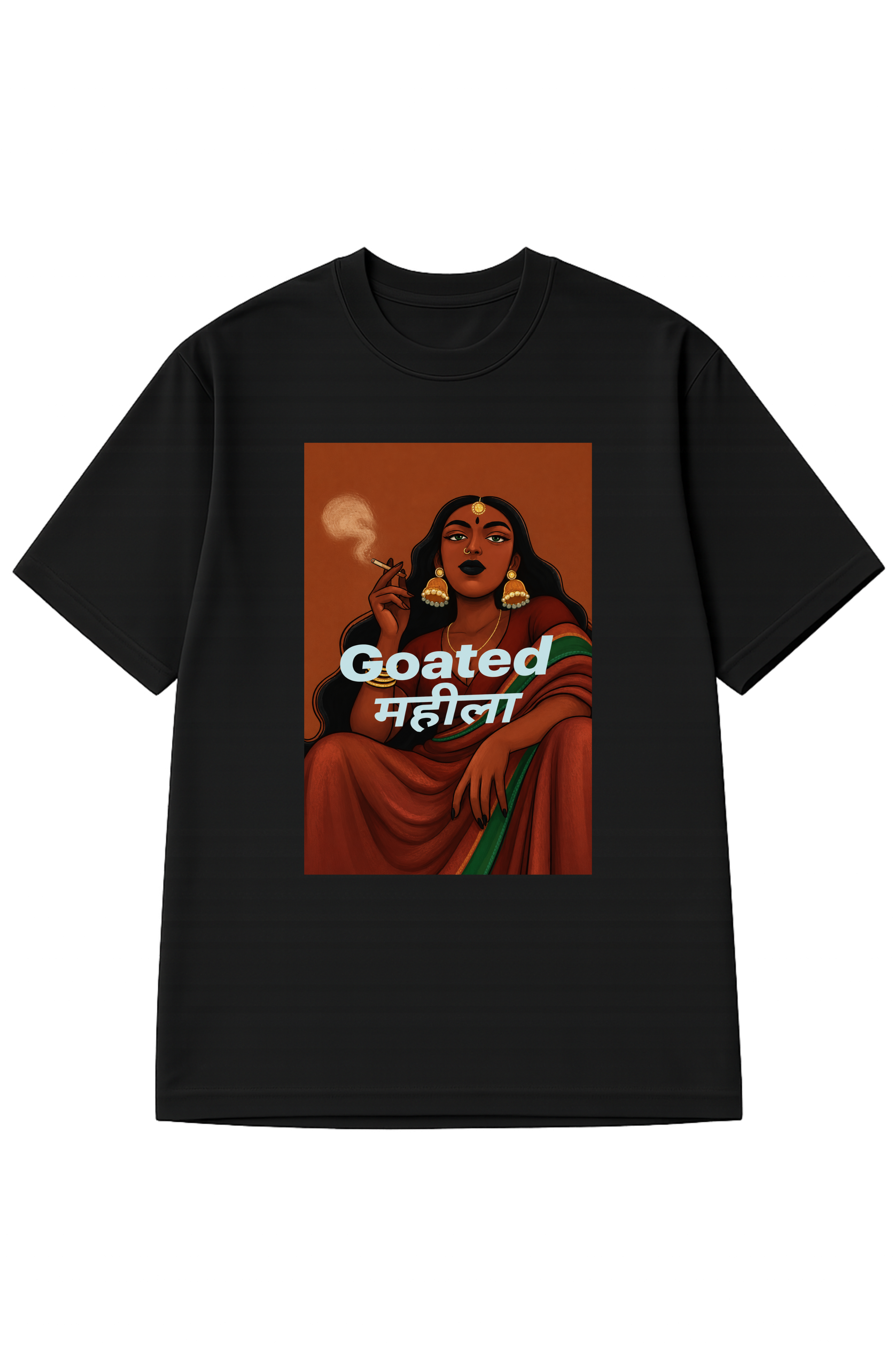 Goated महीला, Printed Oversized Women’s T-Shirt