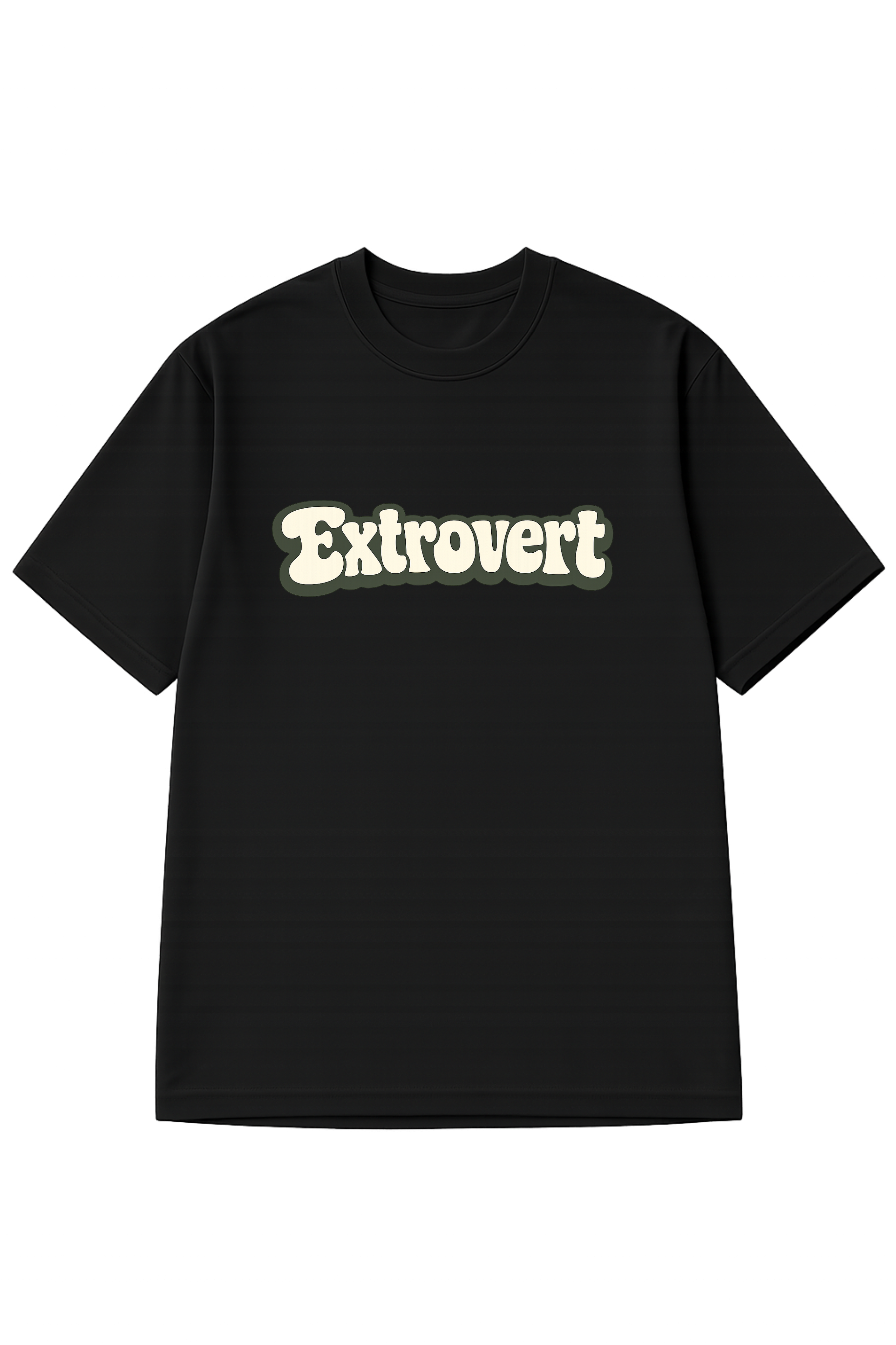 Extrovert, Printed Oversized Women’s T-Shirt