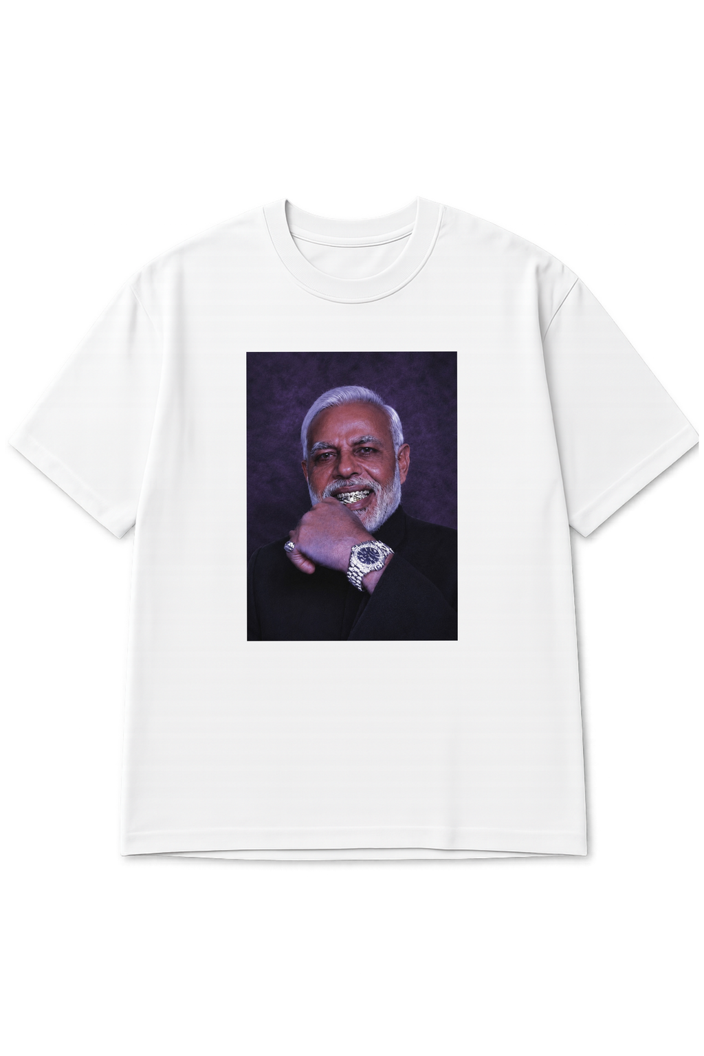 Modi Ji, Printed Oversized T-Shirt