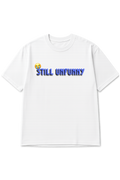 Still Unfunny Printed Oversized T-Shirt