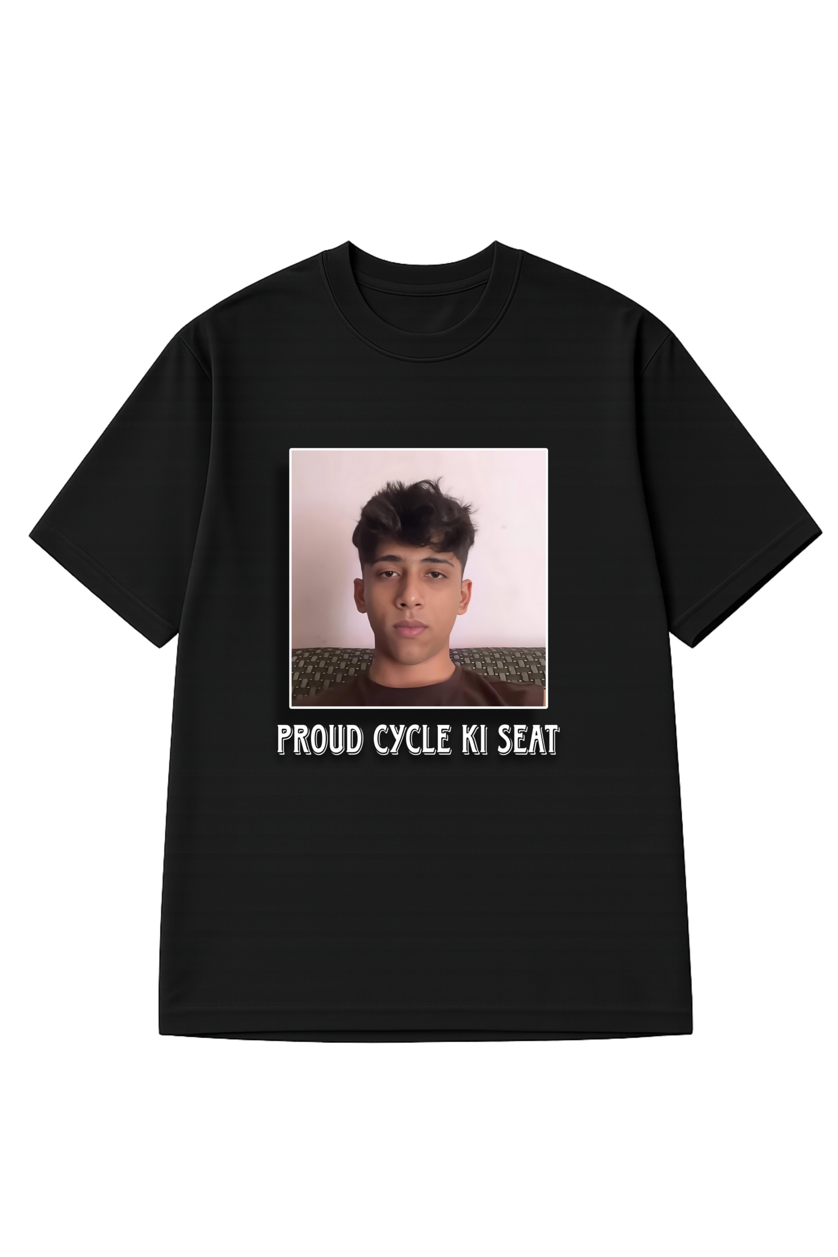 Proud Cycle Ki Seat, Front Printed T-shirt
